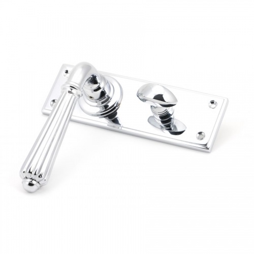 Polished Chrome Hinton Lever Bathroom Set